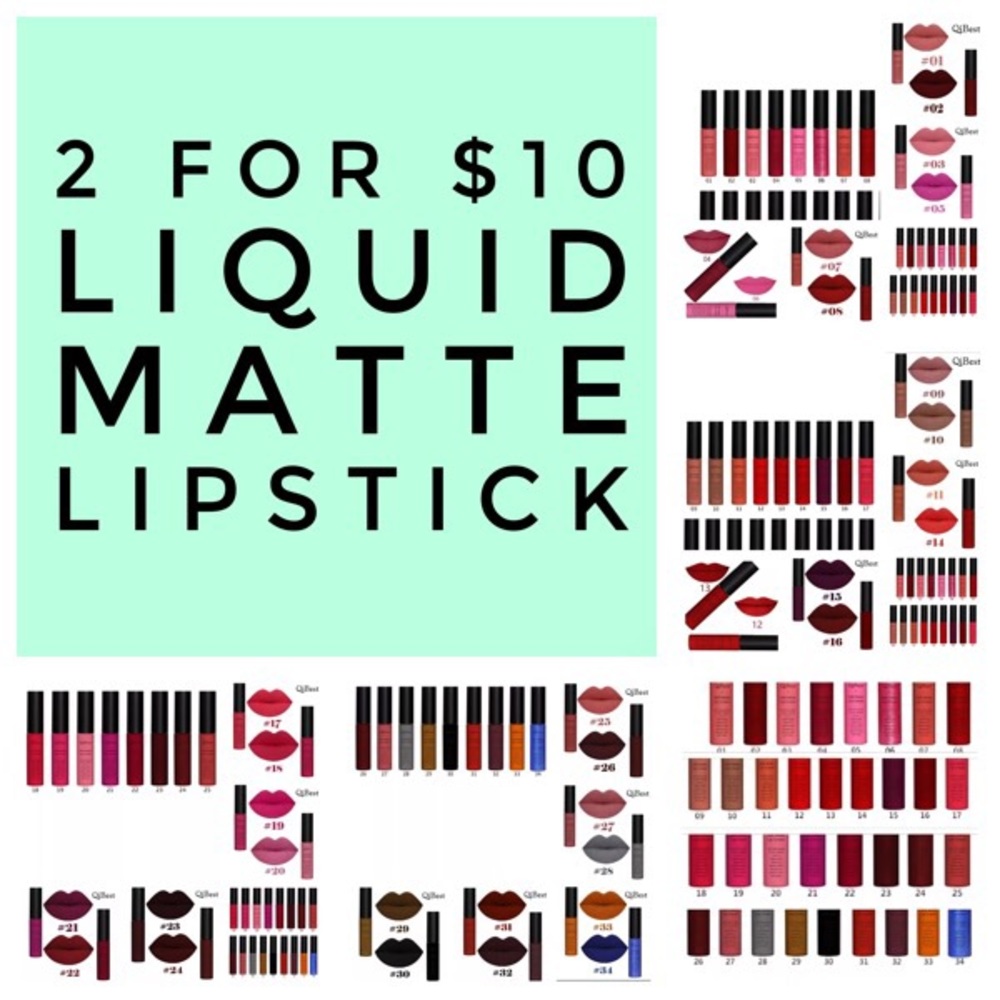 2 for $10 Liquid Matte Lipstick Various Colors